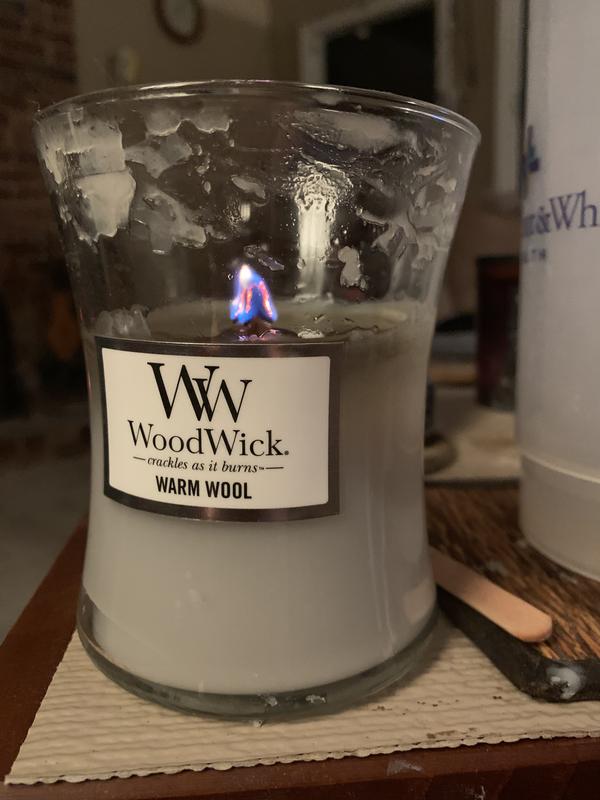Warm Wool WoodWick® Medium Hourglass Candle - Medium Hourglass Candles