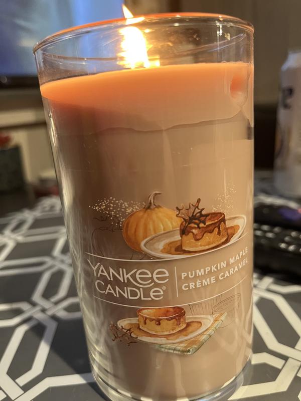 Yankee Candle Pumpkin Maple Creme Caramel Signature Medium Pillar