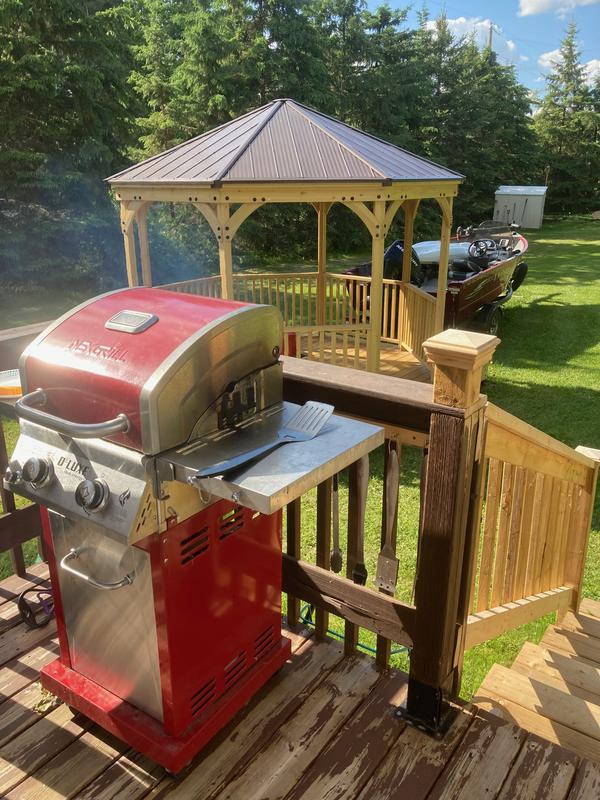 First day of summer--great gazebo to enhance our enjoyment!