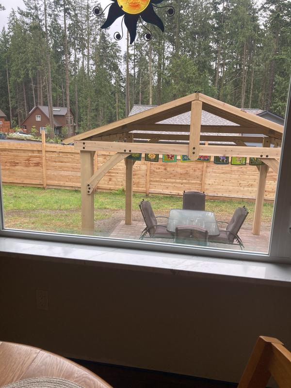 View from inside the house