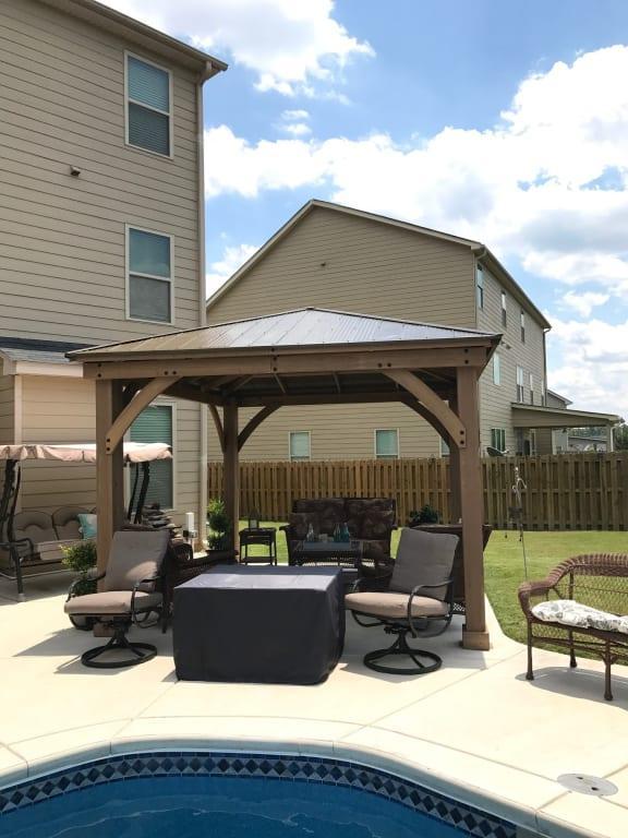 12 X 14 Wood Gazebo With Aluminium Roof Yardistry Structures