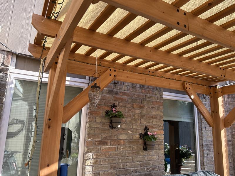 10x12 Wood Pergola Kit for Sale - YardCraft | DIY Pergola Kit in Canyon  Brown Stain - Includes Curbside Delivery