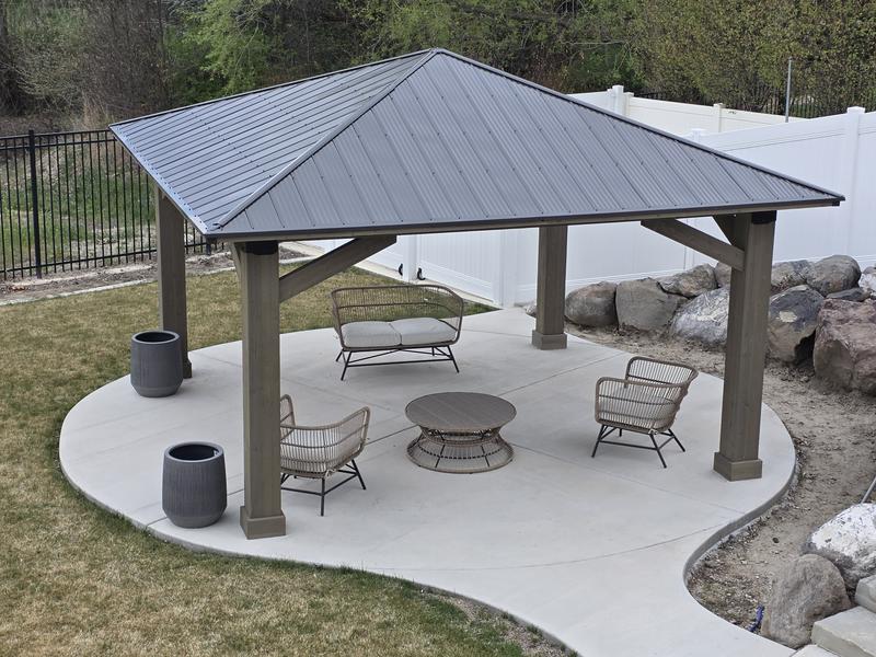 16 x 16 Timber Frame Gazebo