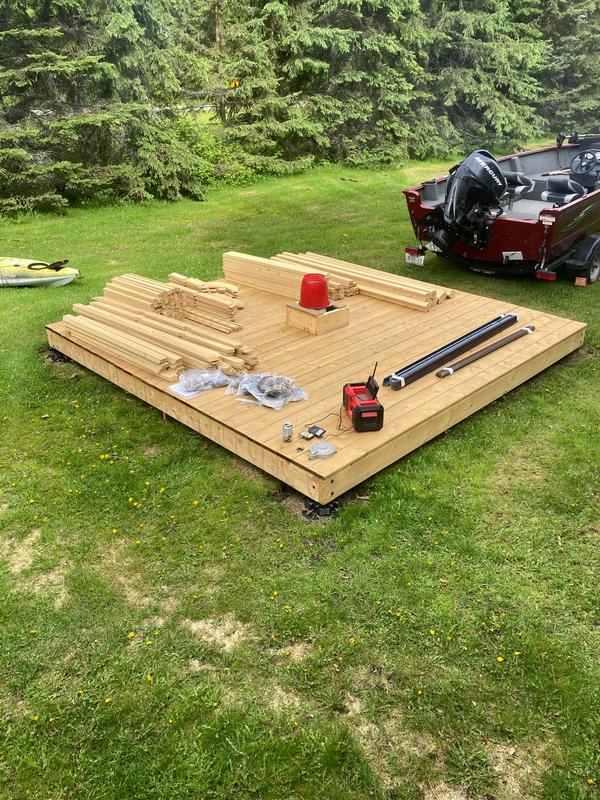 Materials unboxed and sorted