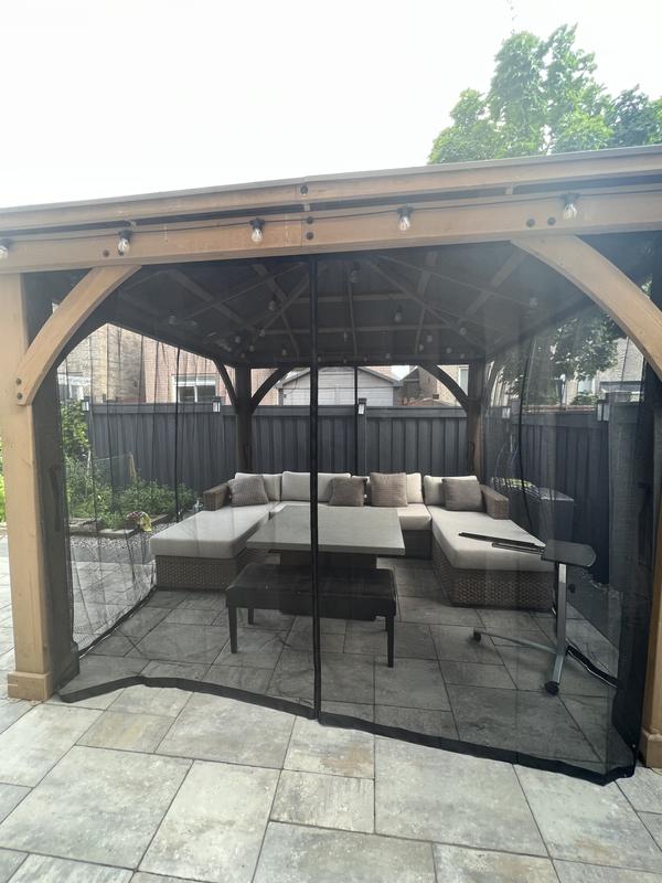 12 x 12 Gazebo Mosquito Mesh Kit