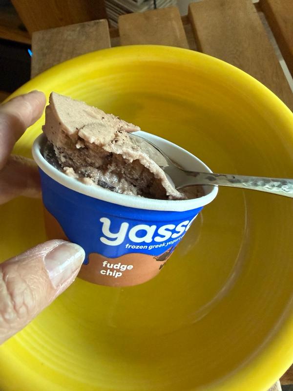 Vanilla Caramel & Fudge Chip Cups | Yasso Frozen Greek Yogurt