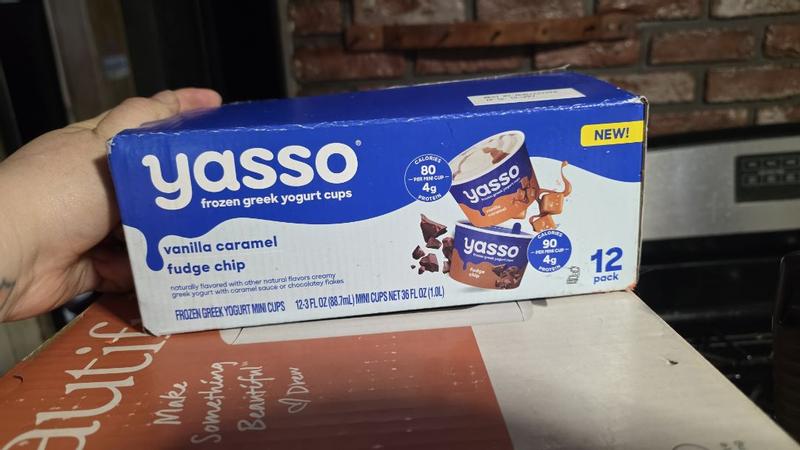 Vanilla Caramel & Fudge Chip Cups | Yasso Frozen Greek Yogurt