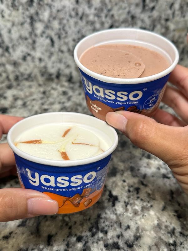 Vanilla Caramel & Fudge Chip Cups | Yasso Frozen Greek Yogurt