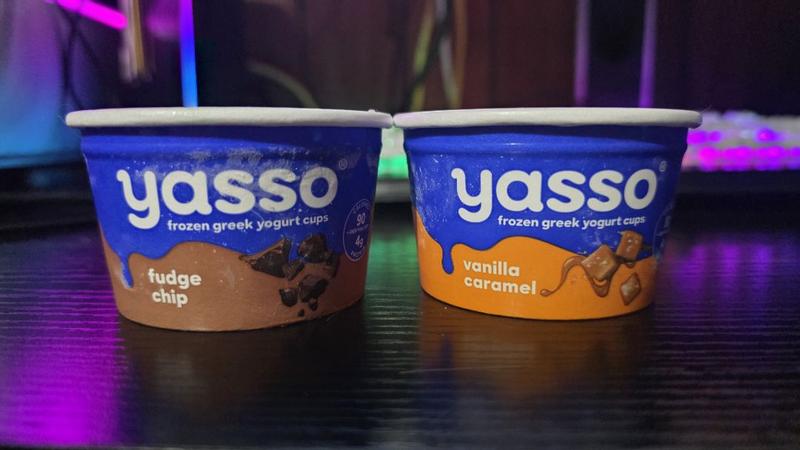Vanilla Caramel & Fudge Chip Cups | Yasso Frozen Greek Yogurt