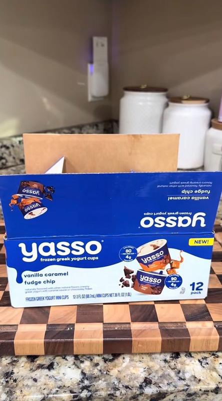 Vanilla Caramel & Fudge Chip Cups | Yasso Frozen Greek Yogurt
