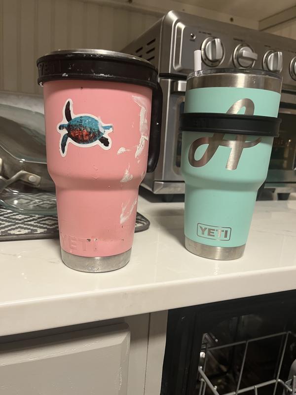 YETI Rambler 30 oz Tumbler w/Magslider Lid 1-River Green & 1-Prickly Pear  Pink