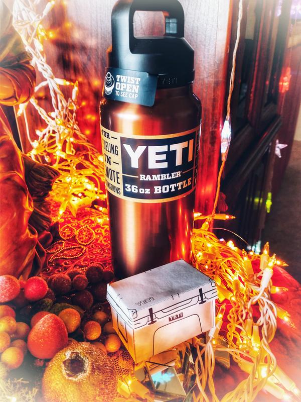 Yeti Rambler Bottle 36 Oz Copper with Chug Cap