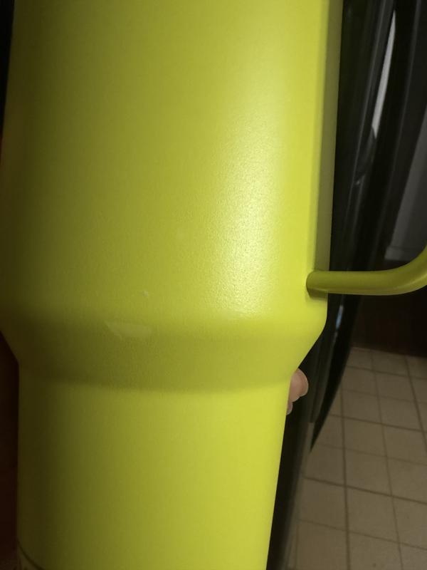 I loved the cup but, there are scratches on it. It arrived damaged.