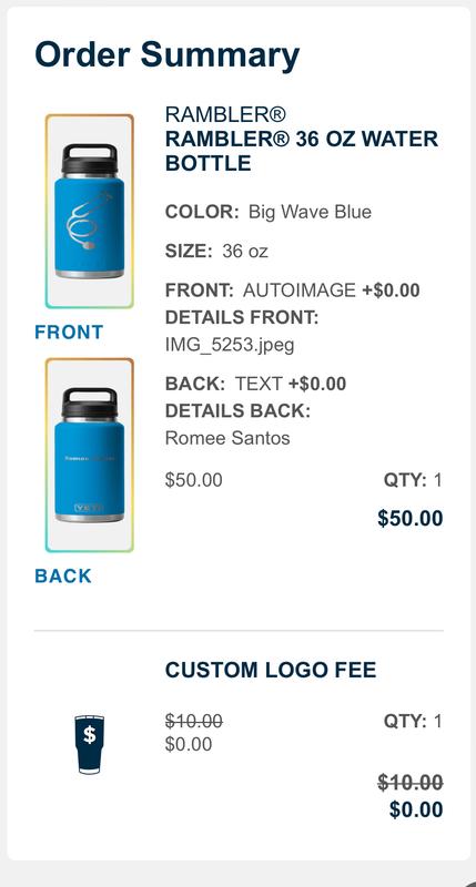 Photo submitted with review of product