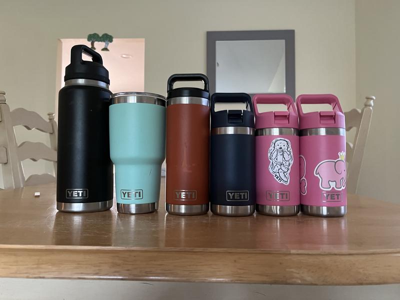 36 oz Yeti Rambler Bottle sunflower wrap