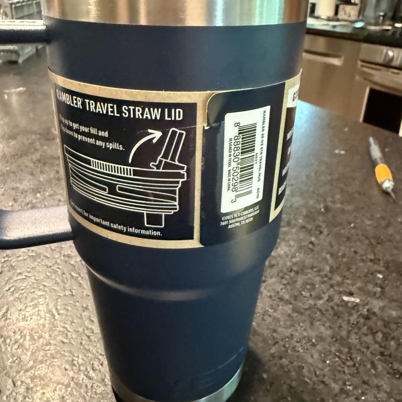 YETI 591 ml Travel Straw Mug w/ Quick-Flip Lid