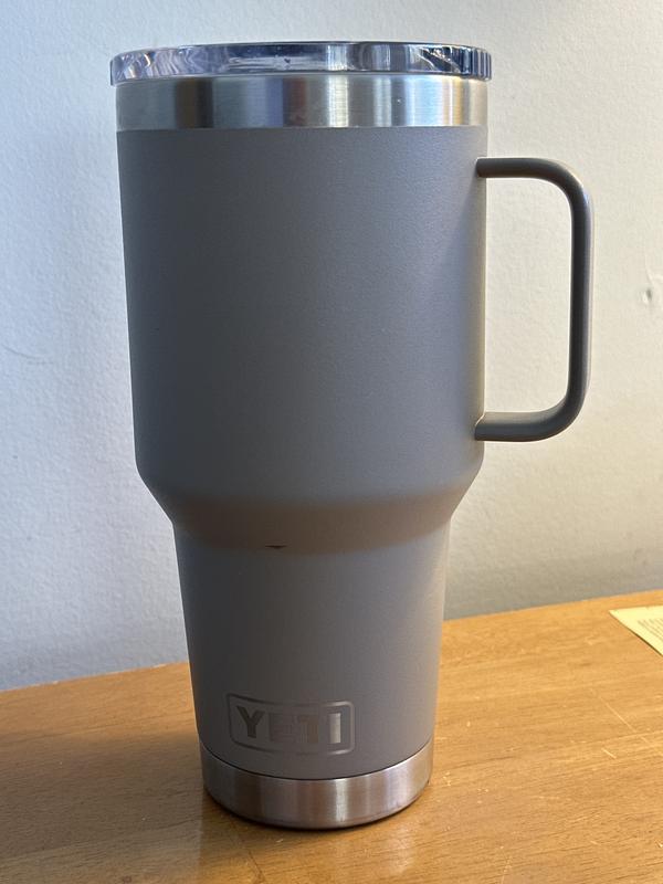 GENUINE! YETI Rambler 30 oz. Travel Mug Stronghold Lid & Handle, Dark  Maroon Red