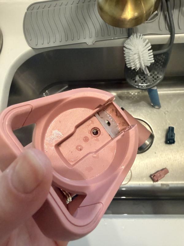 Customer photo for "Hard to clean, MOLDY"
