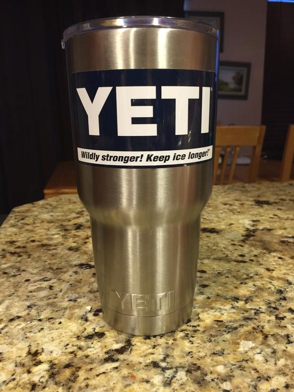 Explorer YETI Rambler®️ 20 oz Tumbler - White – FishyAF