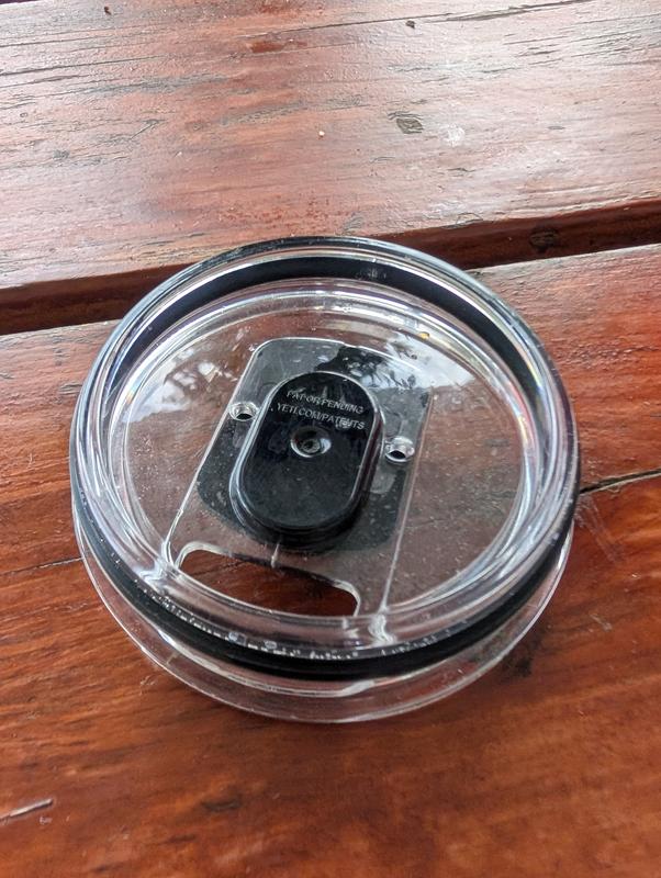 A crack developed from the hole to magnet.
