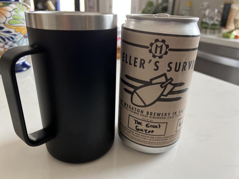 Finally got a 24oz mug! Massive. (Wife wanted a brick 20oz.) :  r/YetiCoolers