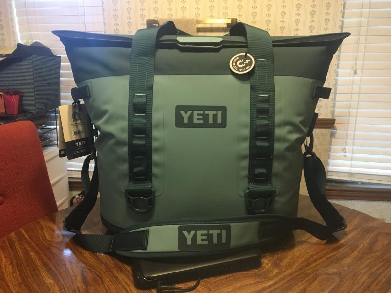 Redesigned M30 stays open on its own : r/YetiCoolers