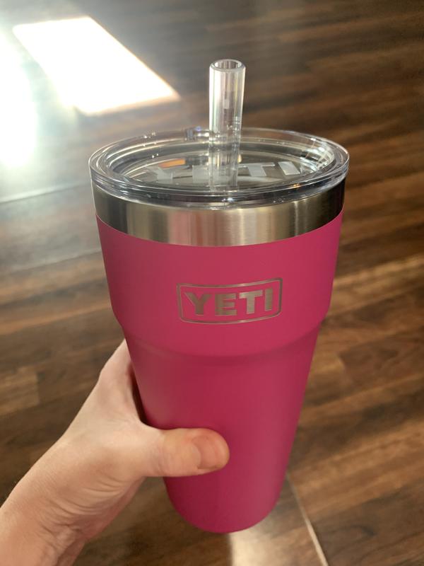 YETI 26 oz Rambler Stackable Cup With Straw Lid - 21071501165