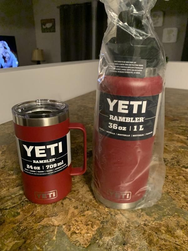 Rambler yeti 18 oz botella high desert clay