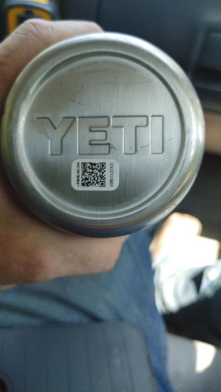 Yeti Rambler Bottle 36oz Smooth Fades Bronze Black