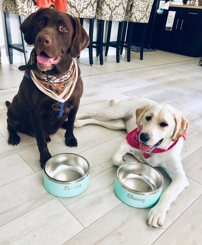 Custom YETI 8 Cup Dog Bowls