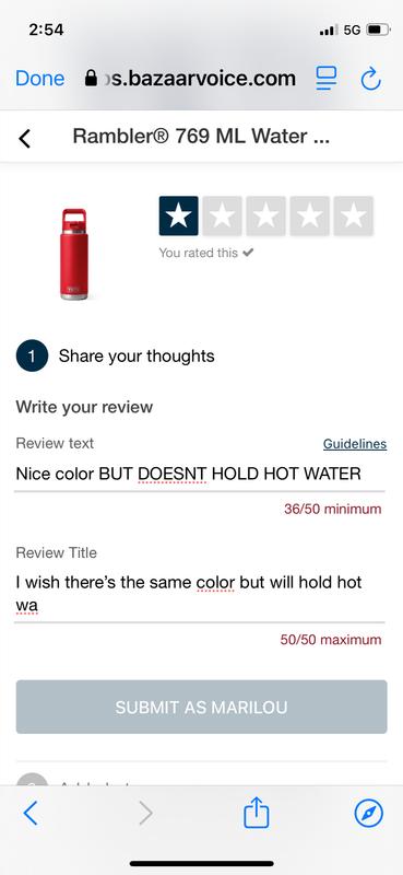 User uploaded product image