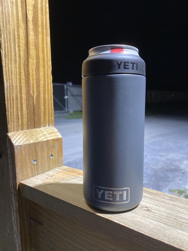 Yeti - 12 oz Rambler Colster Slim Can Insulator Charcoal