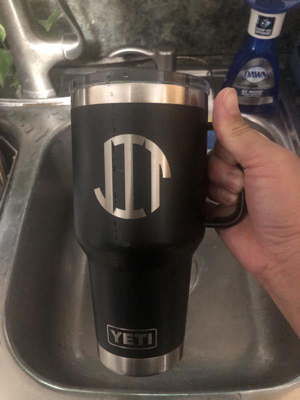 30oz Yeti Wisconsin Badgers Engraved Stainless Steel Thermos