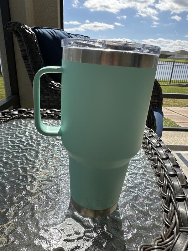 35oz Custom Engraved YETI Travel Mug W/ Handle & Straw Lid, Vacuum Sealed  Yeti With Straw Lid, Personalized Yeti Cup 