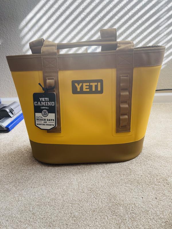 YETI Camino Carryall 35 Harvest Red in the Gear Storage