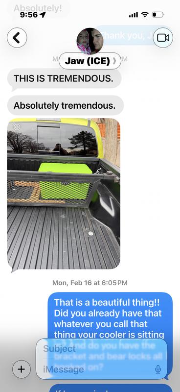 Photo submitted with review of product