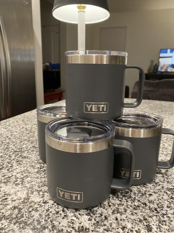 YETI 14 oz Rambler Mug with MagSlider Lid, Charcoal - 21071501181