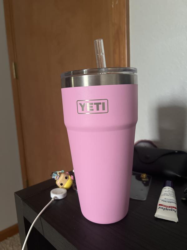 YETI / Rambler 26 oz Stackable Cup With Straw Lid - Prickly Pear Pink