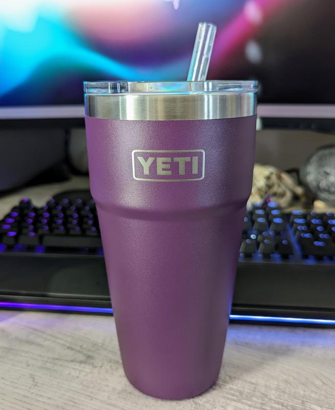 YETI 26 oz Rambler Stackable Cup With Straw Lid - 21071501165