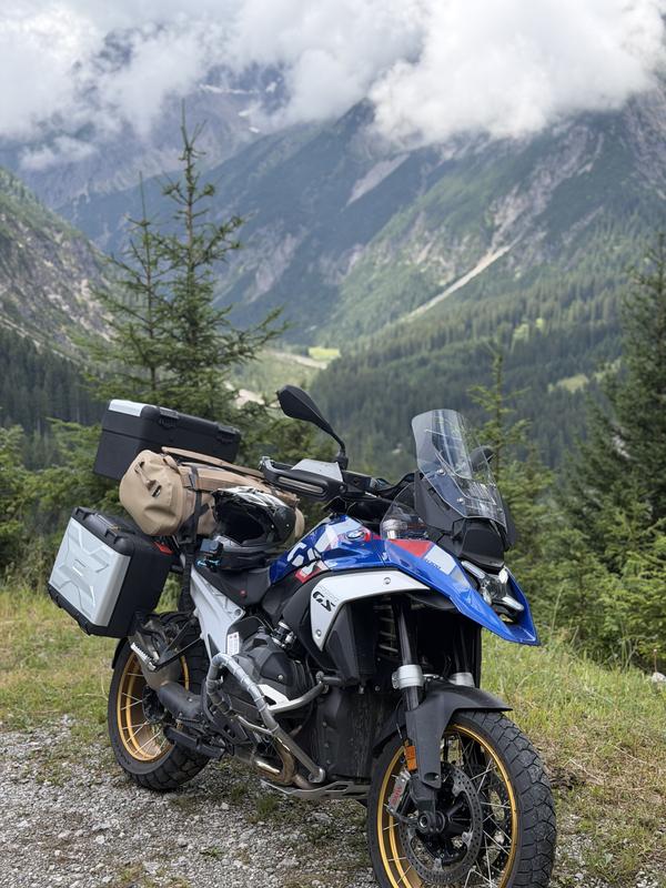 Panga 50 on mountain pass in Austria
