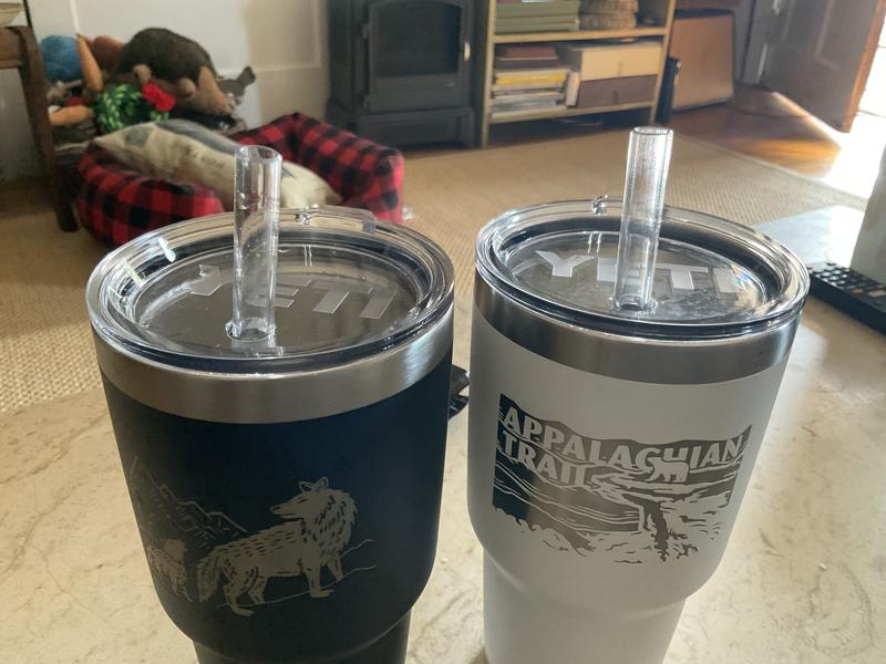 Laser Engraved Authentic YETI 26 oz Straw Rambler - SLOTH LOVE