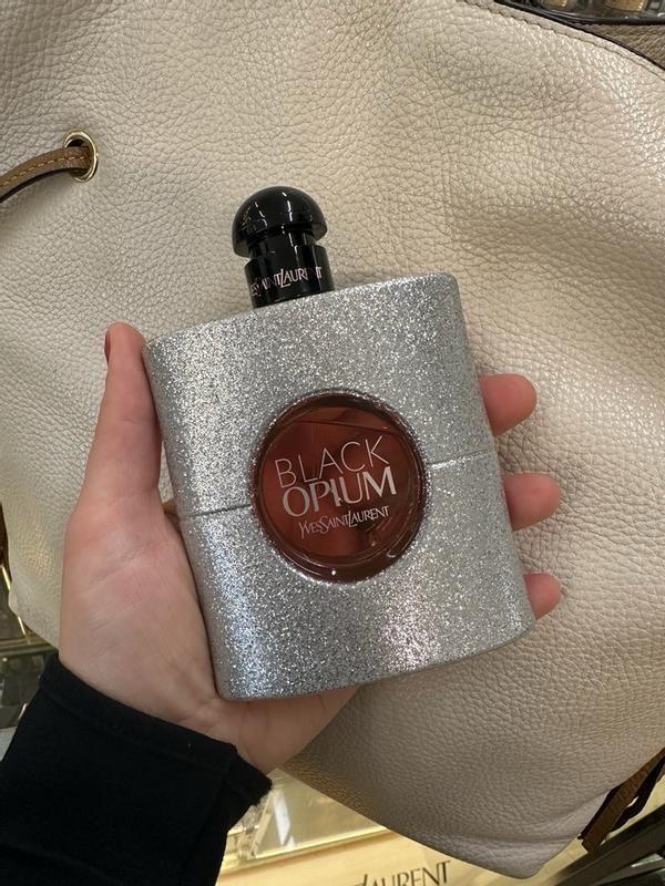 アクセサリー Yves Saint Laurent Black Opium 90ml Black Opium Eau de Parfum Glitter: Marshmallow Musk