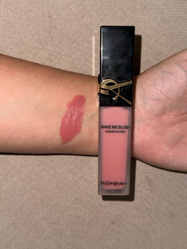 Make Me Yves Saint Laurent Couture Blush Swatches YSL Make Me Blush  Blurring Liquid Blush #66 Fuchsia Fling Www