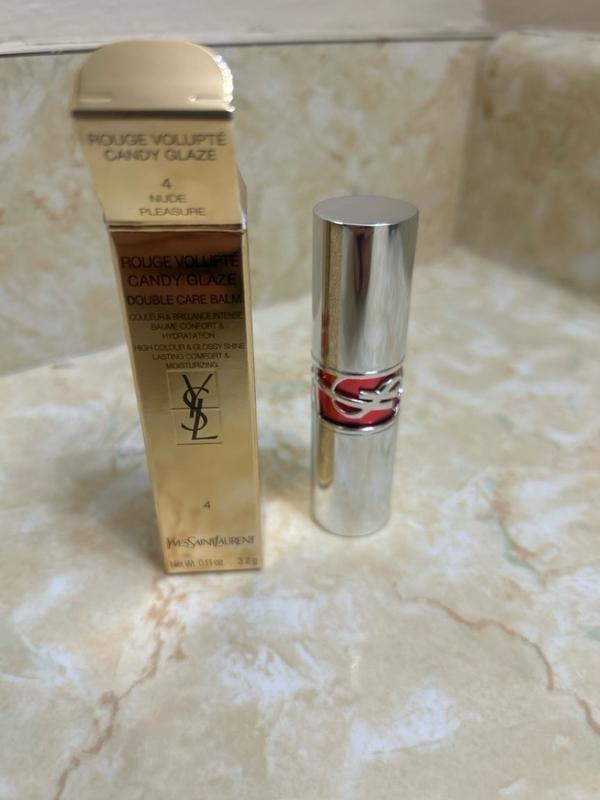 NEW YSL ROUGE VOLUPTÉ CANDY GLAZE, Swatches & try-on