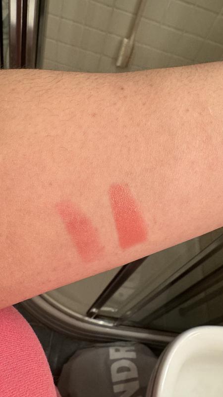 One layer vs 3 layers on medium tan skin