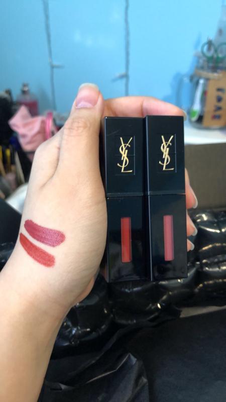 The color on the left is the one I bought and the bottom color I swatched on my hand