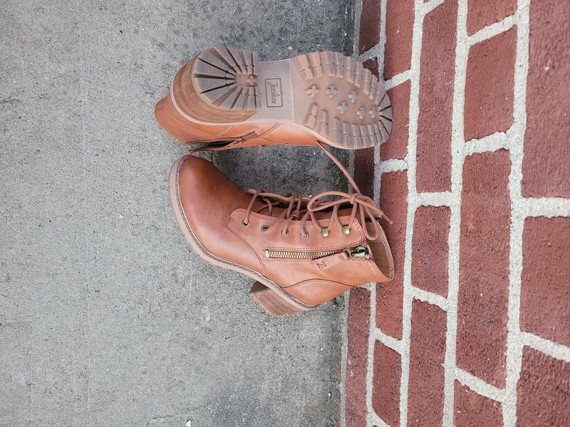 The bottom and heel after a week of wearing