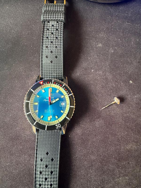 Super Sea Wolf Compression Diver Automatic Rubber Strap Watch