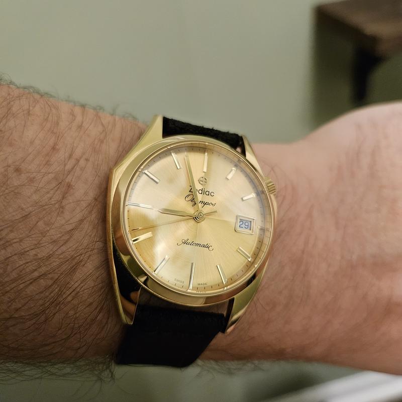 Zodiac Olympos on 7in wrist