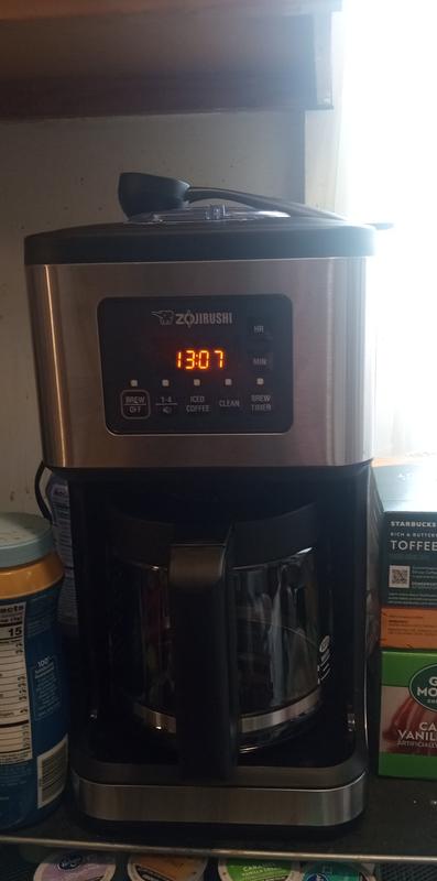 Zojirushi EC-ESC120 Coffee Maker Dome Brew Programmable, StainlessSteel and  Black